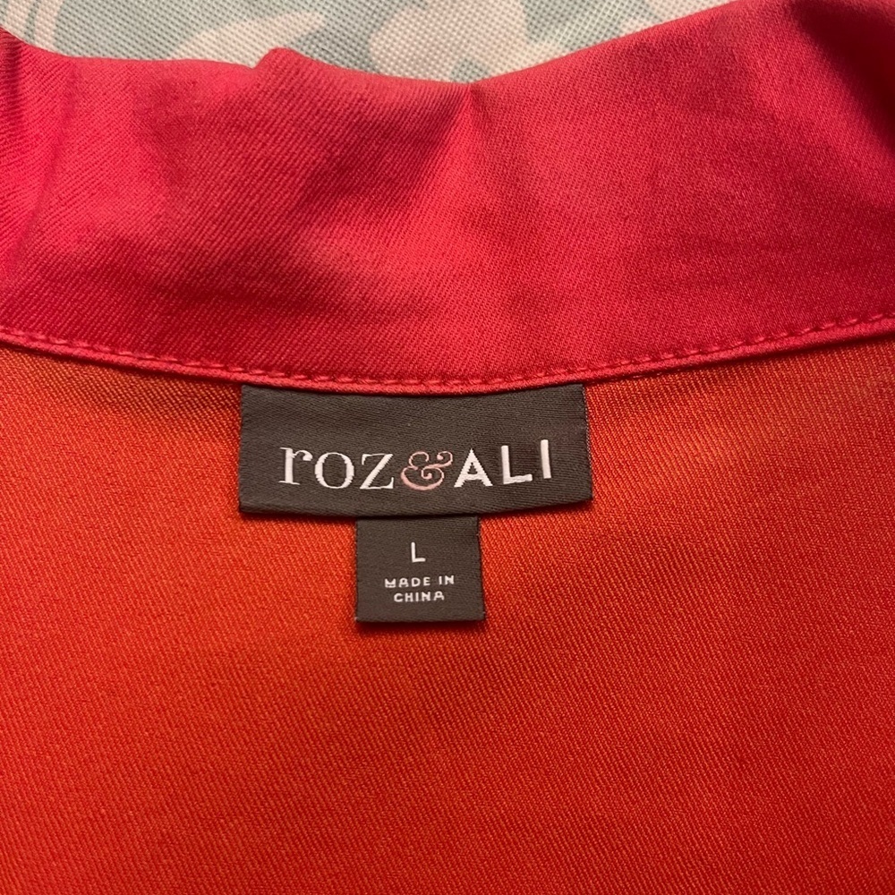 ROZ ALI ORANGE WOMEN -JACKET SIZE L - Picture 5 of 6